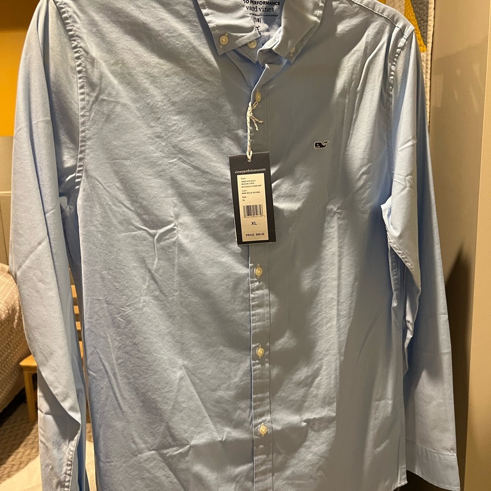 Vineyard Vines Men's Blue Shirt